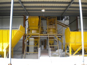 concrete block mixing mixer