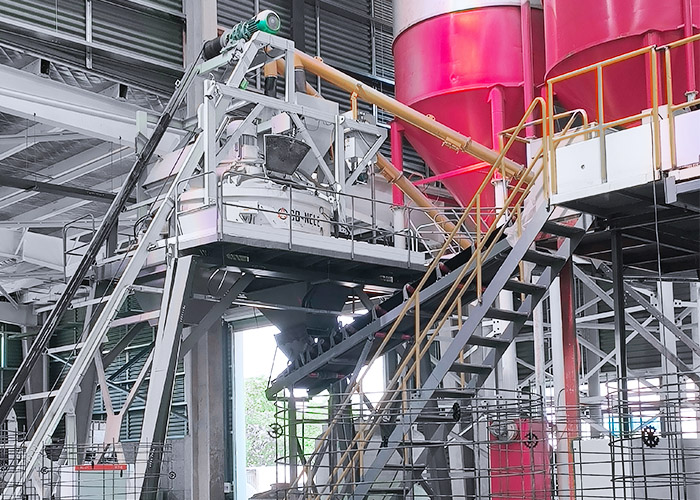 planetary concrete mixer for concrete pipe production line