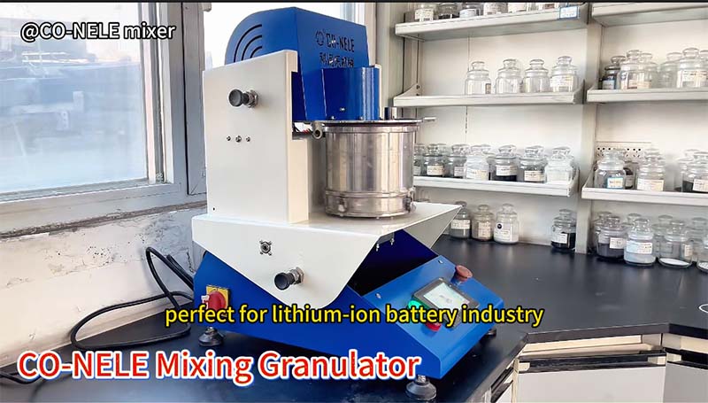 CO-NELE Lithium Carbonate Pelletizer - Stable 10-20 Mesh Granules, 12-Minute Granulation Cycle