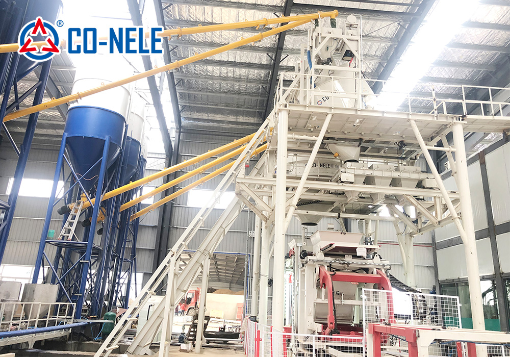 CoNele Concrete Batching Plant and HESS Concrete Brick Machine