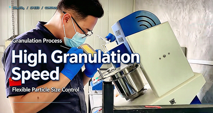 Fast Granulation” “Flexible Particle Sizing
