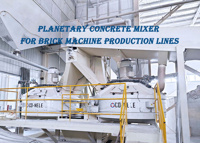 Planetary Concrete Mixer for Brick Machine Production Lines