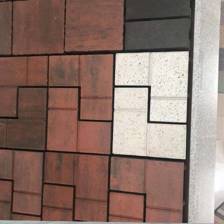 Colorful brick production mixing station