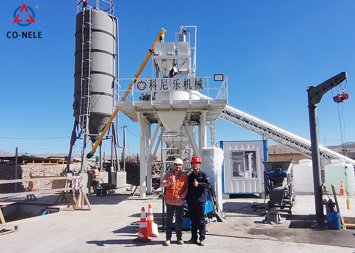 kerb stones mixer in Chile