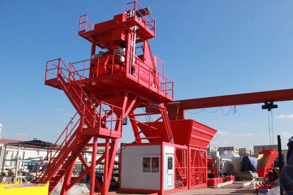 mobile betonnen batching plant